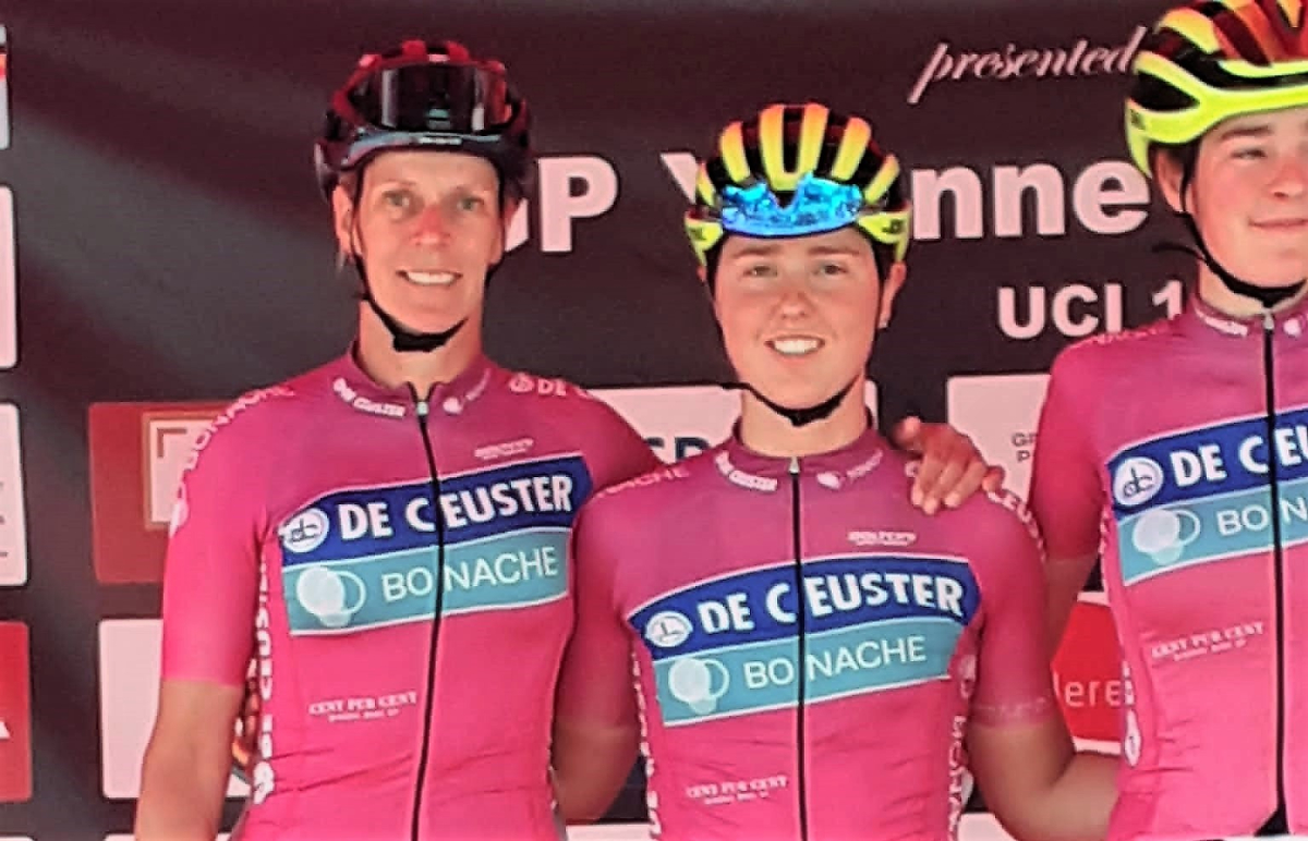 Nette Coppens zag haar rol als gastrenster bij De Ceuster-Bonache CX team snel uitgespeeld