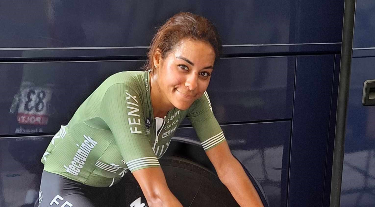 Ceylin del Carmen Alvarado beleefde een lastige dag in de Giro
