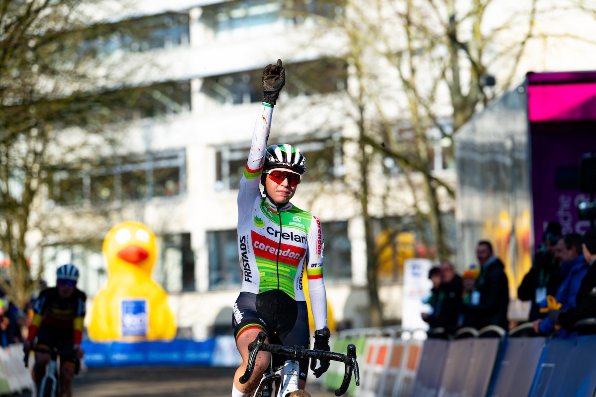 Knappe zege voor Sara Casasola:  Brussels Universities Cyclocross