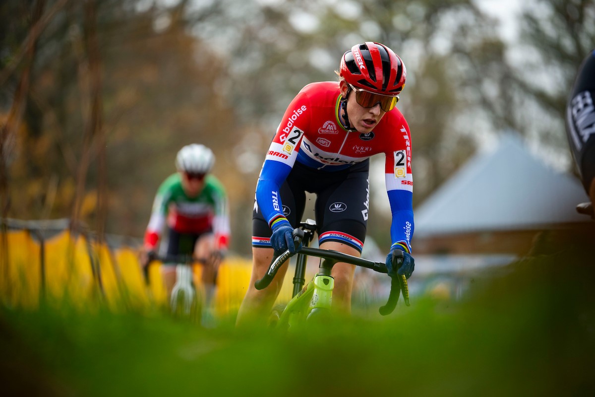 Lucinda Brand tevreden met de 2de plaats in Hamme