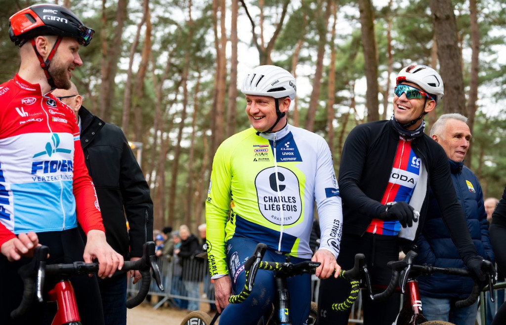 Zdenek Stybar en Bart Wellens amuseerden zich in de sterrencross